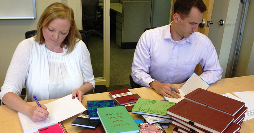 The Provident Bank Donates Journals To Haven House - Banks In Pennsylvania