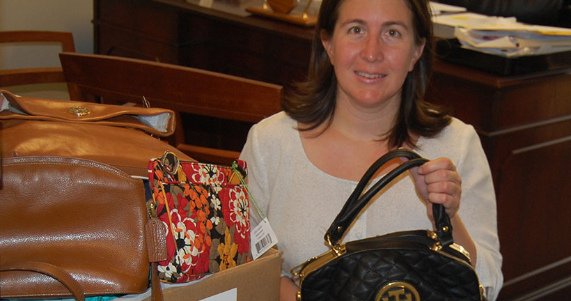 Provident Bank Donates Handbags For Jersey Battered Women’s Services - Give Back To The Community